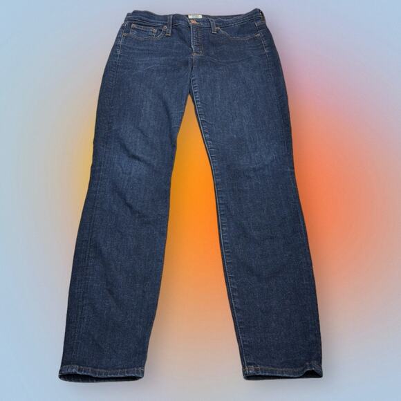 J. CREW Women’s 29T TOOTHPICK Blue Jeans - Picture 2 of 4